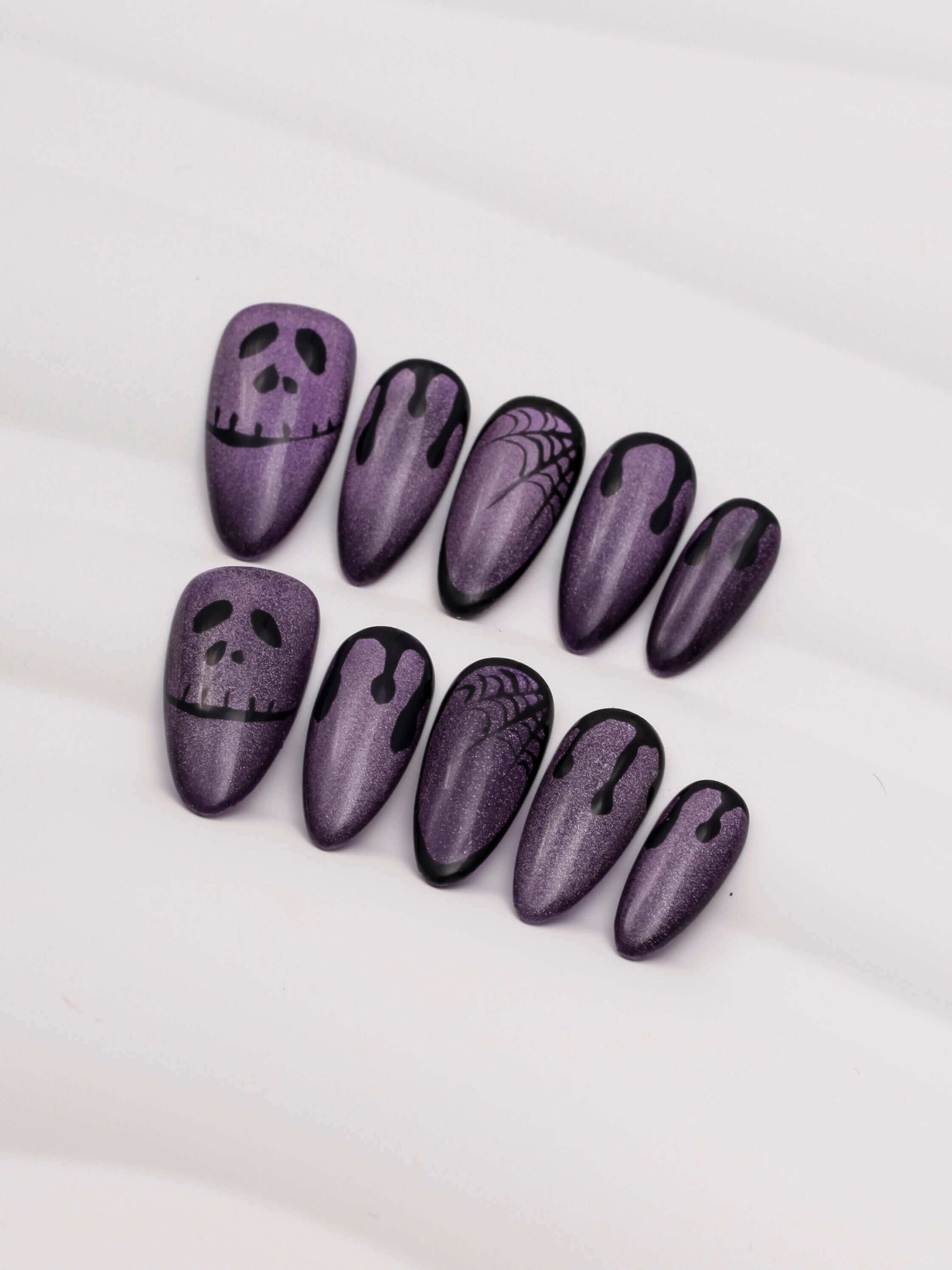 presson nails, acrylic nails, fake nails, glue on nails, halloween nails