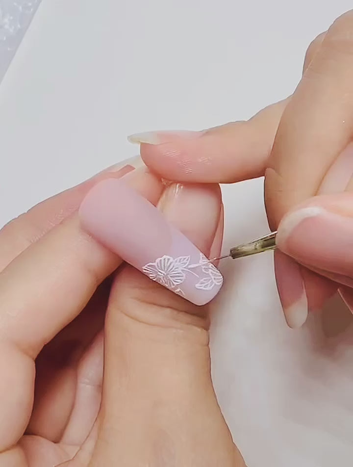 Hexynails wedding press-on nails